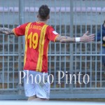 La Mantia dopo il gol al Foggia, 11° stagionale